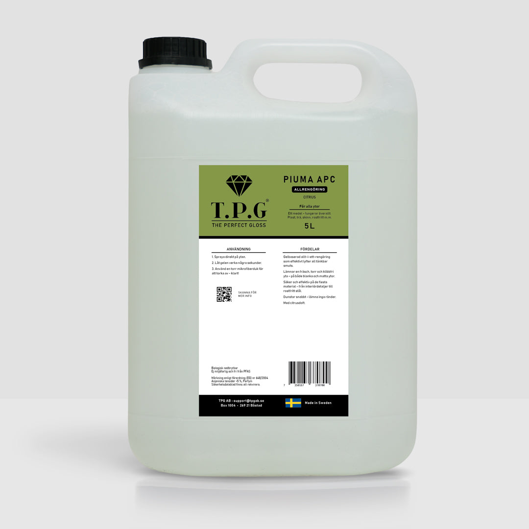 Piuma APC – Allrengöring | 5 liter
