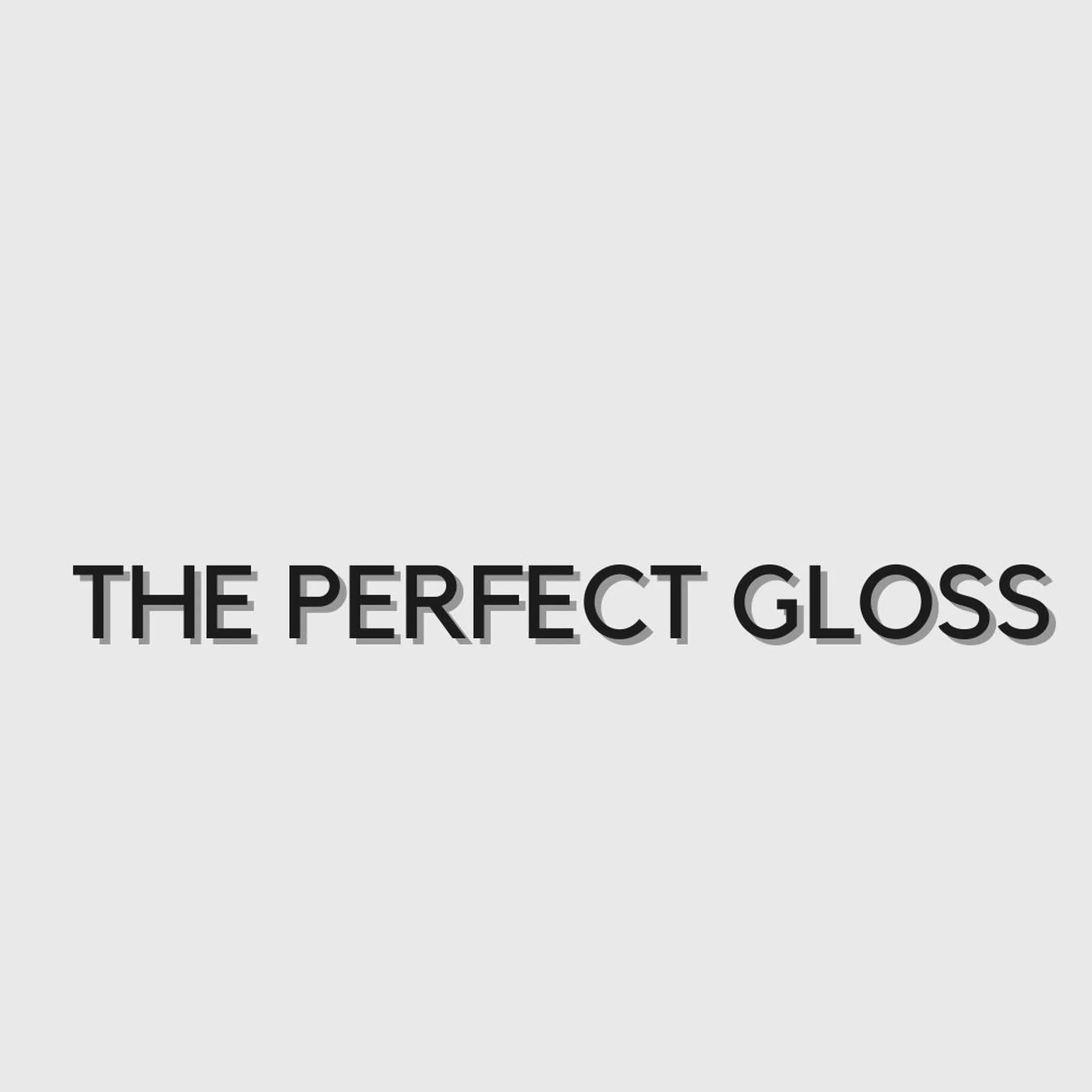 "The Perfect Gloss" - Dekal liten 200x14mm
